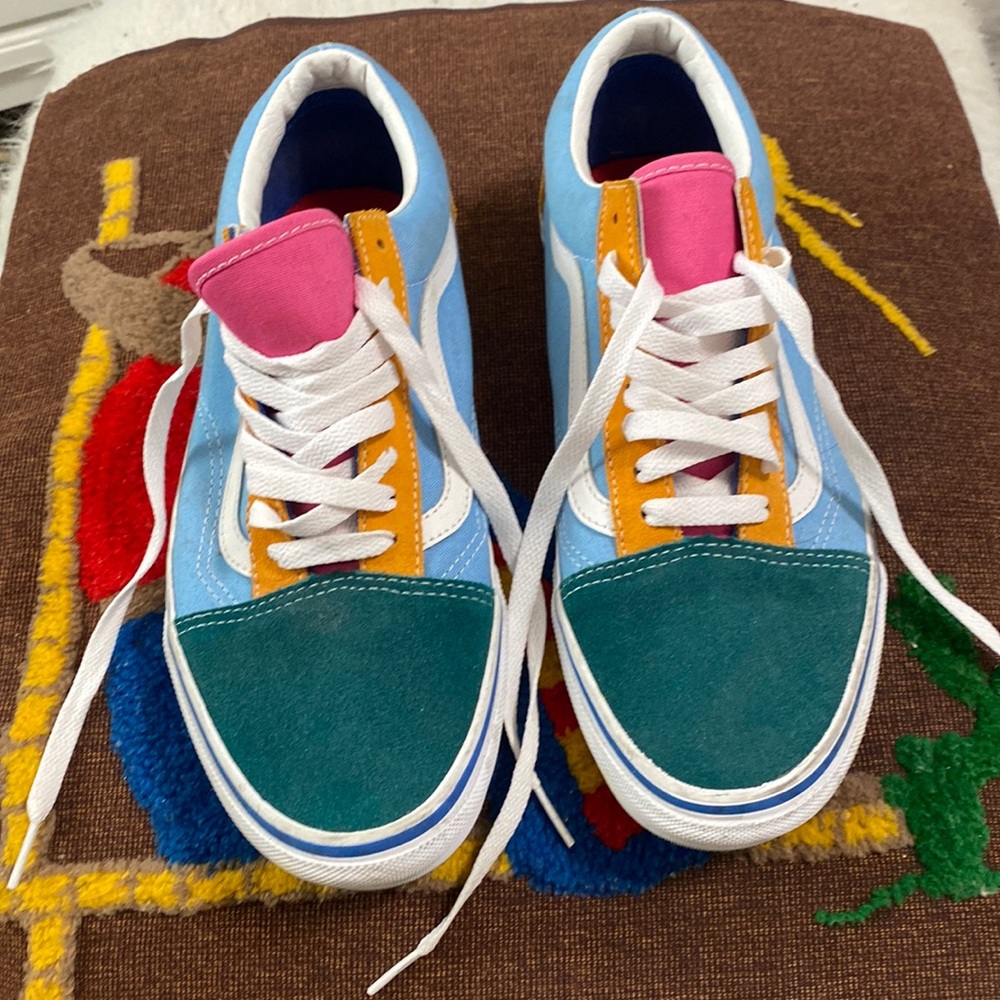 Color block vans